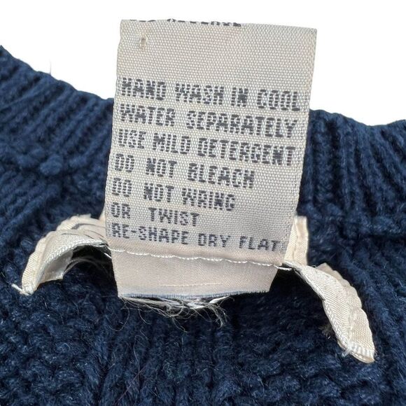 Christopher & Banks Vintage Hand Embroidered Four Seasons Wool Sweater Vest Sz L - Picture 15 of 16